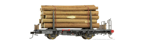 Rhb Kk-w 7302 Holzwagen mit Holzladung