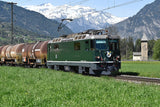 Ge 4/4 II 611 Nostalgielok grün, Grün& Chrom,  Analog