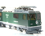 Ge 4/4 II 611 Nostalgielok grün, Grün& Chrom,  Analog