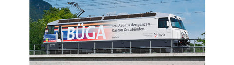 Rhb Ge4/4III 646 "BÜGA" weisse Ausführung, Sound.