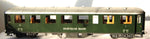 Rhb AB4 209 Stahlwagen grün, "RHätische Bahn".