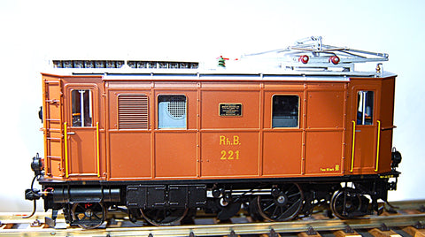 Rhb Ge 2/4 221 Stangenlok (ca.1955) m.Sound, Oldtimer.