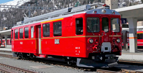 Rhb ABe 4/4 46 Nostalgie-Triebwagen Berninabahn