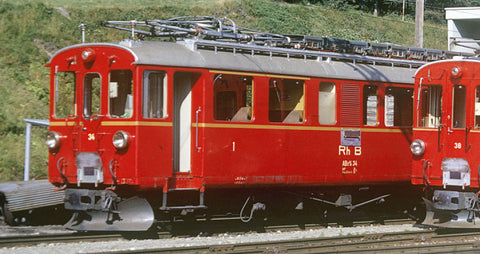 RhB Abe 4/4 34 Berninatriebwagen rot