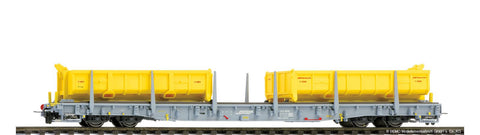 RhB R-w 8216 ACTS-Tragwagen "Aushubmulden"
