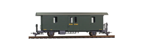 Rhb D2 4043 Packwagen  grün.