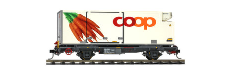 Rhb Lb-v 7854 Coop-Containerwagen "Karotte"