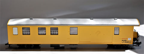 Baudienstwagen mit Schiebetor gelb